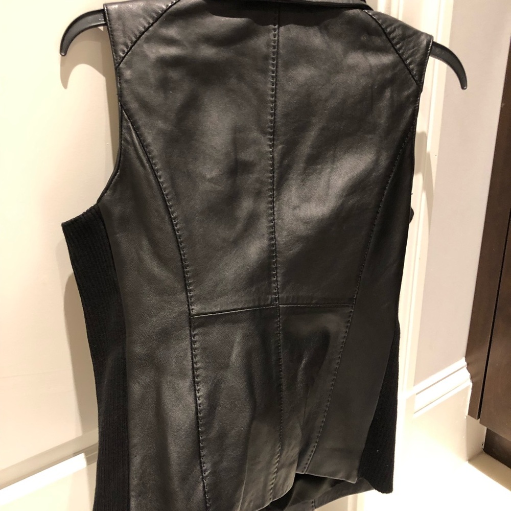 Cusp by Neiman Marcus Leather vest size small